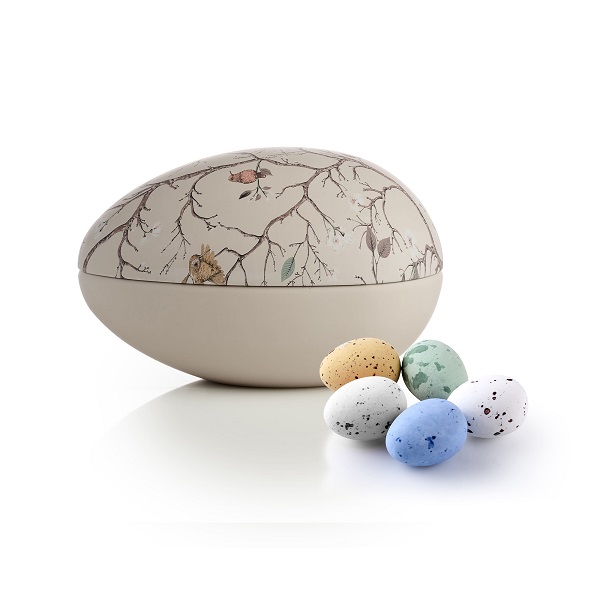  - Metallägg - Fåglar 200 g. Belgiska chokladägg