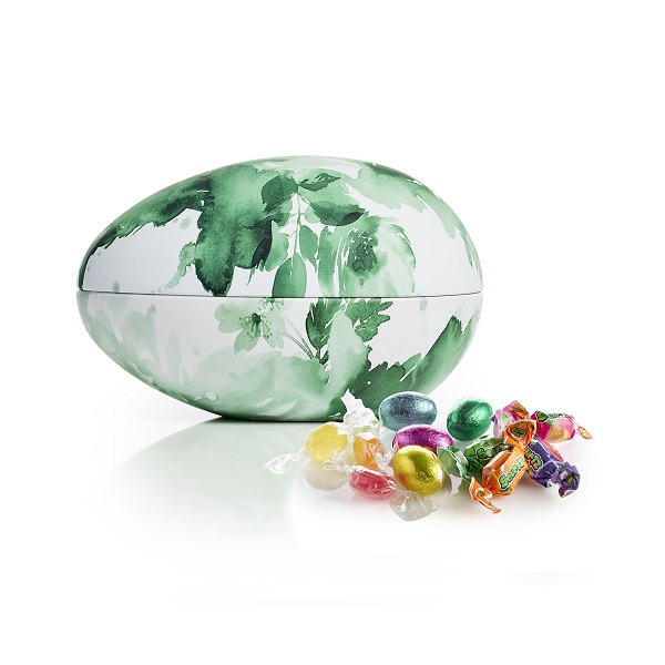  - Metallägg - Gröna Blommor 200 g. Choklad, karameller och ko