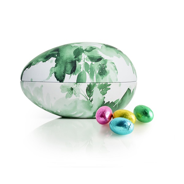  - Metallägg - Gröna Blommor 275 g. Pralinägg