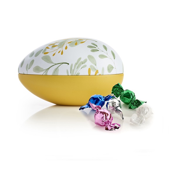  - Metallägg - Gula Blad 150 g. Chokladkulor