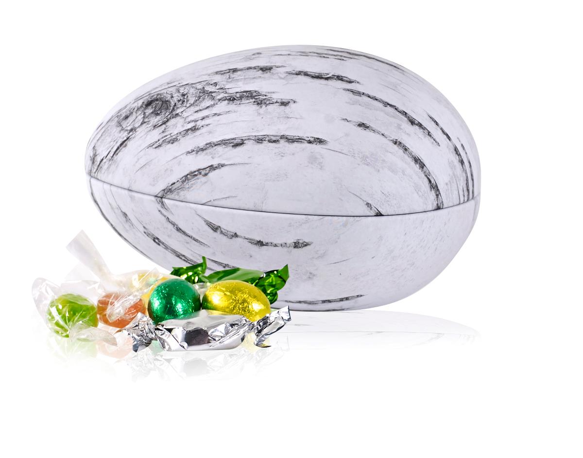  - Metallägg - Björk 200 g. Choklad, karameller och kolor