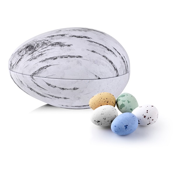  - Metallägg - Björk 200 g. Belgiska chokladägg