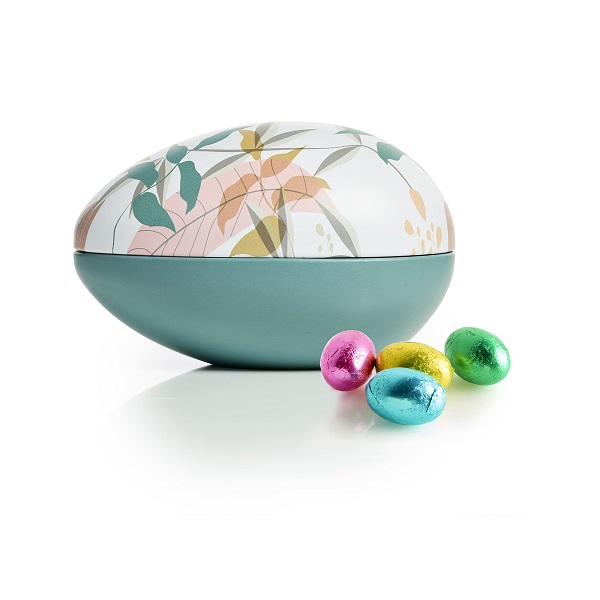  - Metallägg - Gröna Blad 275 g. Pralinägg