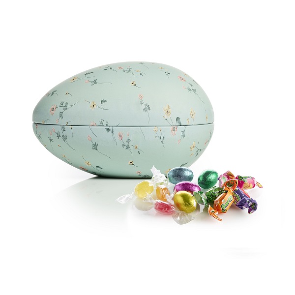  - Metallägg - Blomträdgård 200 g. Choklad, karameller och kolo