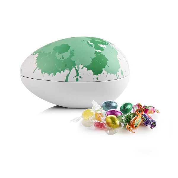  - Metallägg - Grön Konst 200 g. Choklad, karameller och kolor