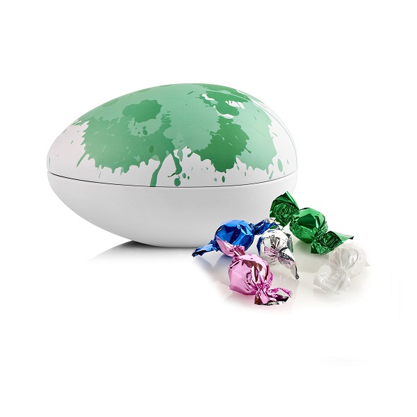  - Metallägg - Grön Konst 150 g. Chokladkulor