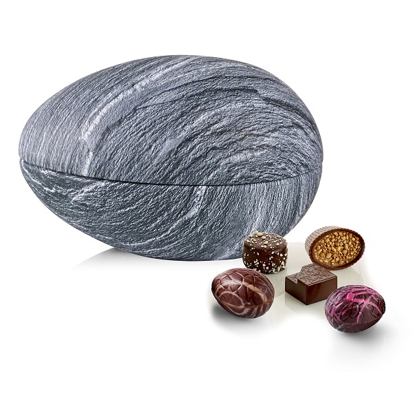  - Metallägg - Sten 350 g. Lyxchoklad och lyxägg