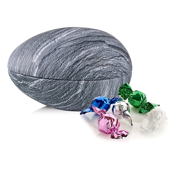  - Metallägg - Sten 150 g. Chokladkulor