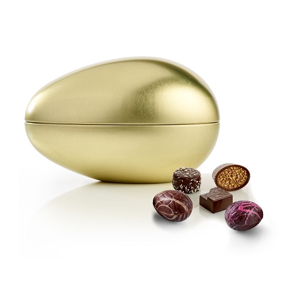  - Metallägg - Guld 250 g. Lyxchoklad och lyxägg