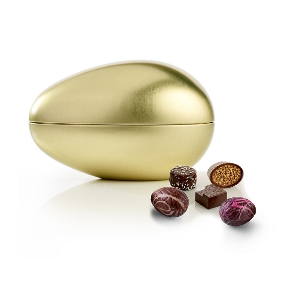  - Metallägg - Guld 350 g. Lyxchoklad och lyxägg