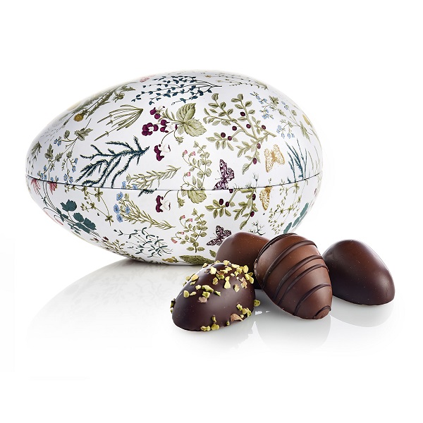  - Metallägg - Vilda Blommor 140 g. Marsipanägg