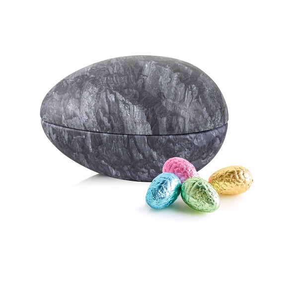  - Metallägg - Lava 260 g. Lyxchokladägg i folie