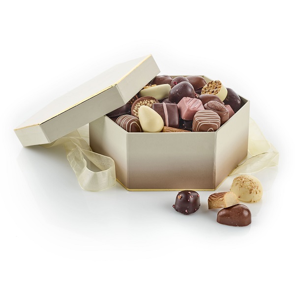  - Sexkantig hattask Lyxchoklad