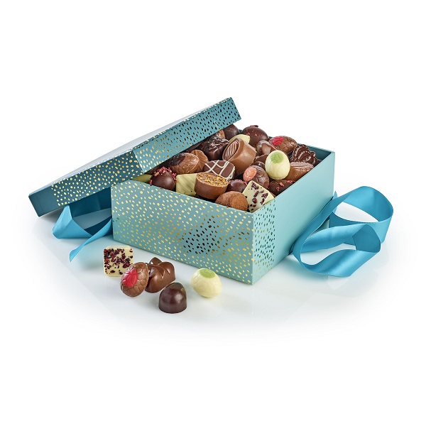  - Fyrkantig hattask Lyxchoklad 1 kg