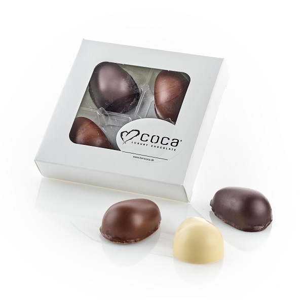  - Stora Lyxchokladägg & Marsipanägg 5 st