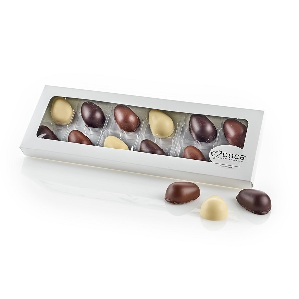  - Stora Lyxchokladägg & Marsipanägg 12 st