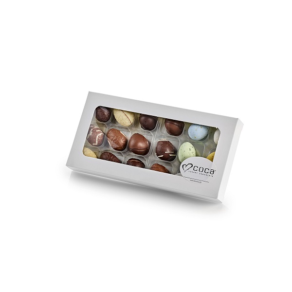  - Marsipanägg, Belgiska Chokladägg & Lyxchokladägg 18 st