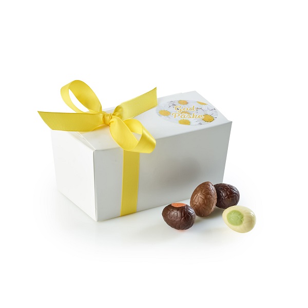  - Vit ask med Lyxchokladägg 500 g