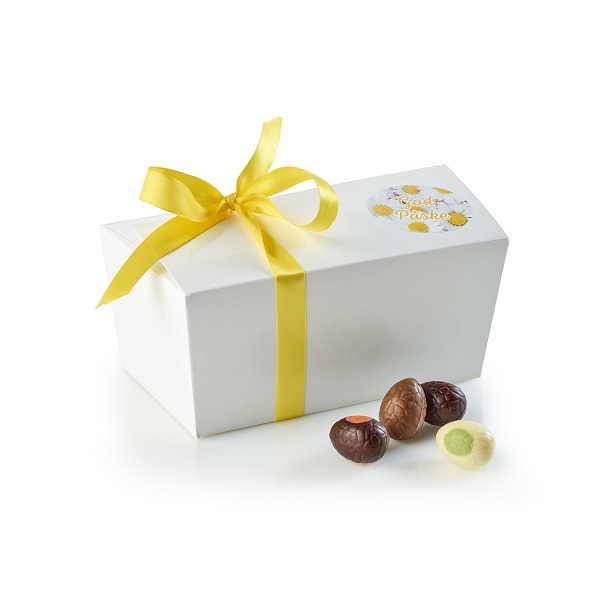  - Vit ask med Lyxchokladägg 1000 g