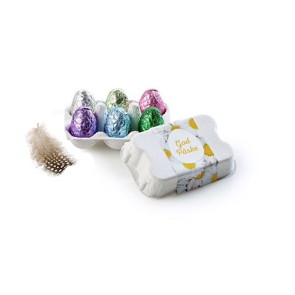  - Lyxchokladägg i folie 6 st
