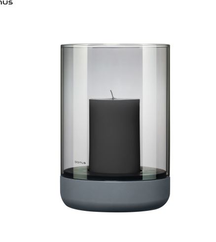  - Calma Ljuslykta Large 22,5 cm Steel Gray Smoke