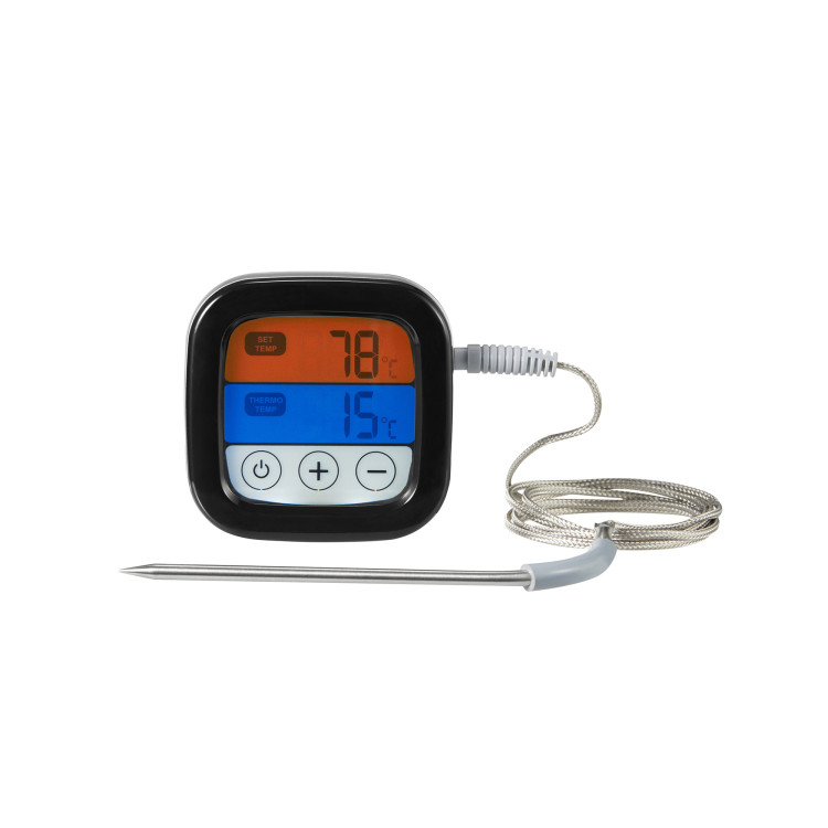  - Satu Stektermometer svart digital bluetooth 72*72*24 mm