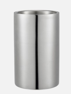  - Temp Vinkylare dubbla väggar rostfritt stål höjd 19,5 cm dia