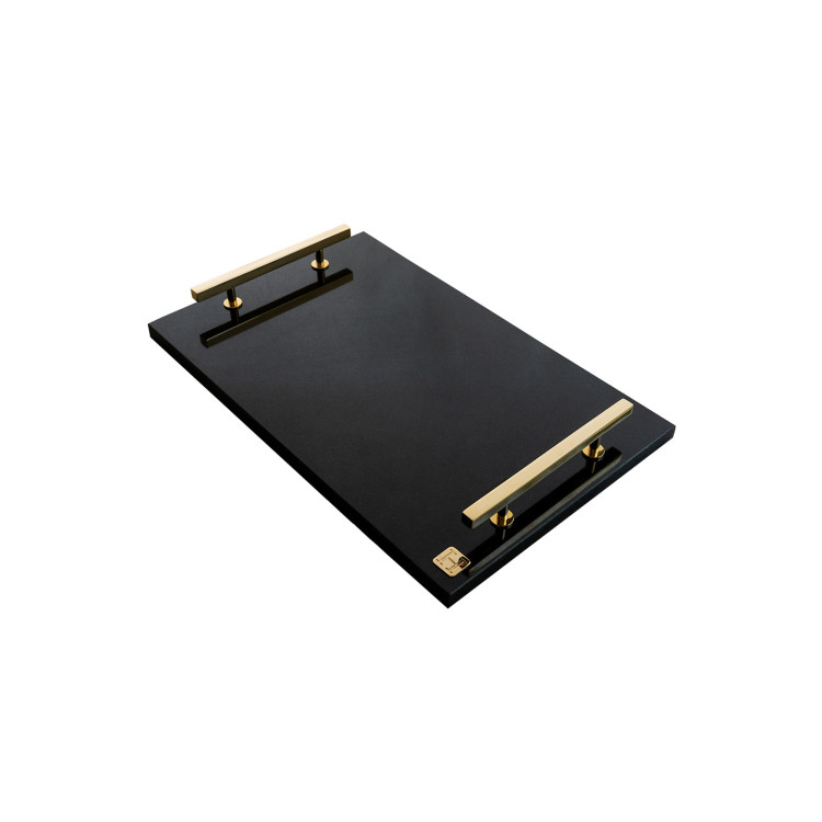  - Bricka Granit Mässing