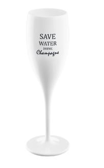  -  CHEERS NO.1 Champagneglas med print, 6-pack