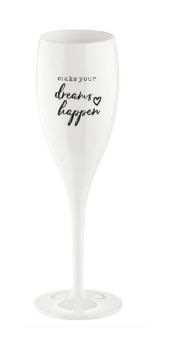  -  CHEERS NO.1 Champagneglas med print, 6-pack