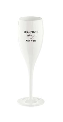  -  CHEERS NO.1 Champagneglas med print, 6-pack