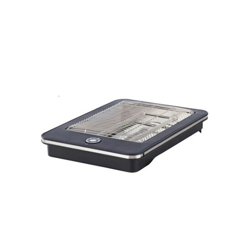  -  Flat toaster black 700 W