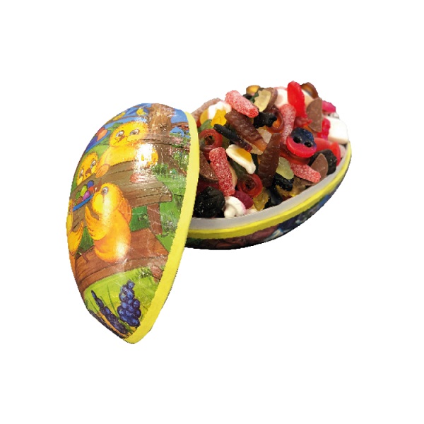  - Påskägg med blandgodis 15 cm - 450 gr