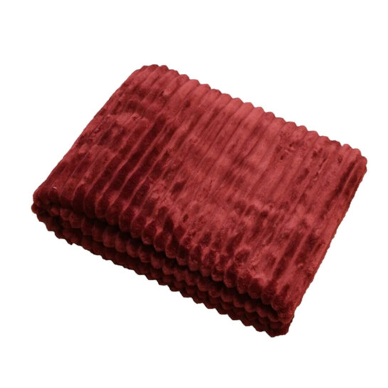  - Baloo pläd - Vinröd