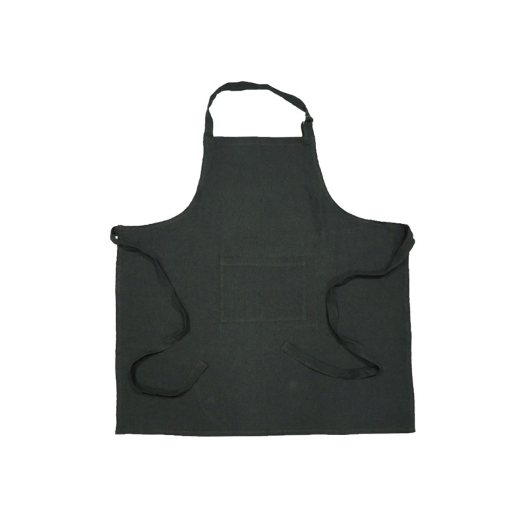  - Linneförkläde Mörkgrön