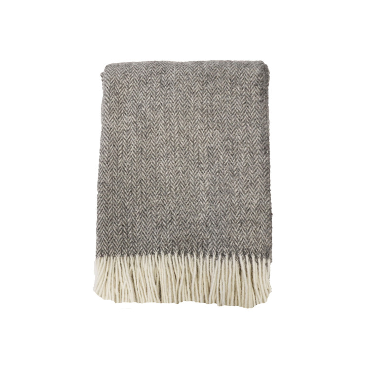  - Glasgow ullpläd 130x170 grå