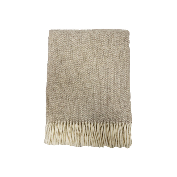  - Glasgow ullpläd 130x170 beige