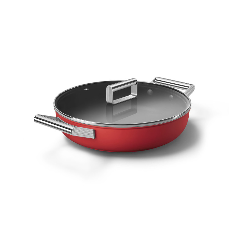  - Traktörpanna 28 cm röd