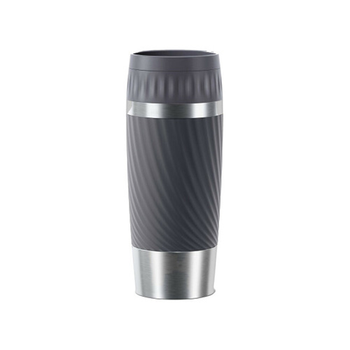 Företagsjulklappar - Travel Mug Easy Twist 0,36 l. Grey