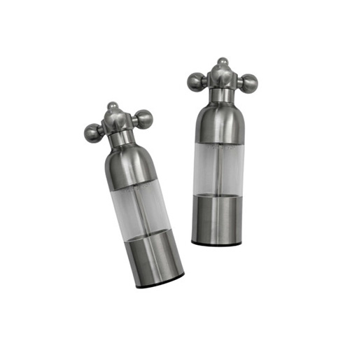 - Axia Salt- och pepparkvarn Borstat stål