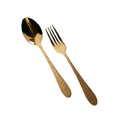  - Dessert- / Förrättsbestick 8 delar Mässing