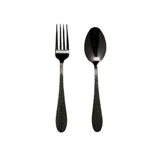  - Dessert- / Förrättsbestick 8 delar Svart