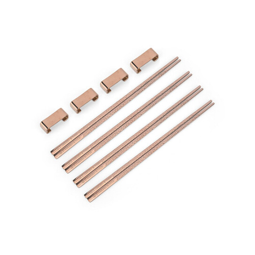  - Chopsticks, 4 set, Koppar