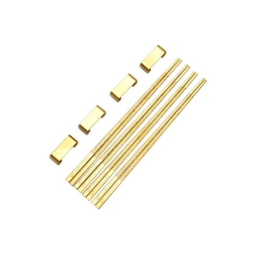  - Chopsticks, 4 set, Mässing