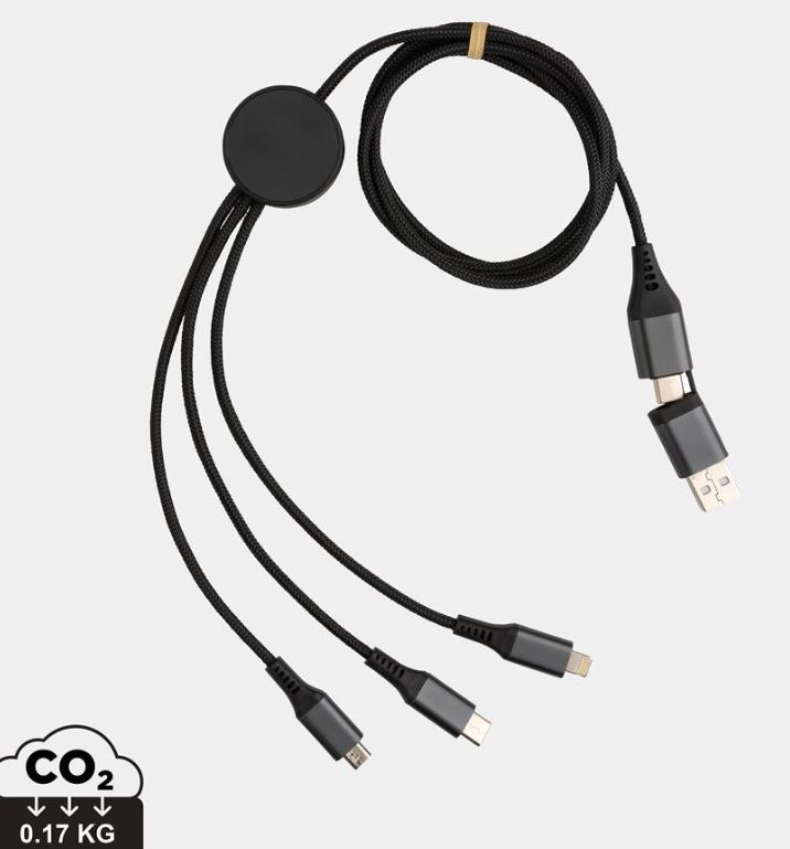  - Terra 120cm 6-i-1 kabel i RCS återvunnen aluminium