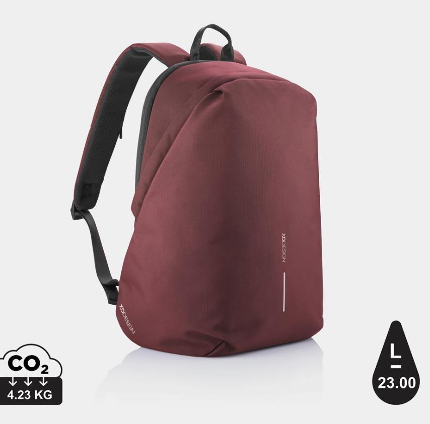  - Bobby Soft Stöldskyddad ryggsäck Röd