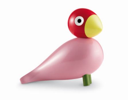  - Kay Bojesen Sångfågel Ruth ljusröd/röd