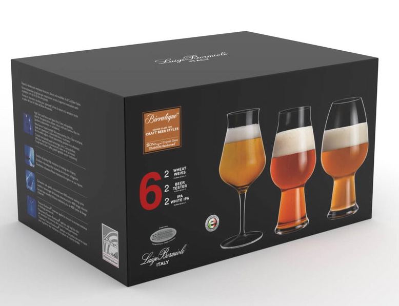  - Luigi Bormioli  - Birrateque ölgals-set tester/ale/vete 6 de