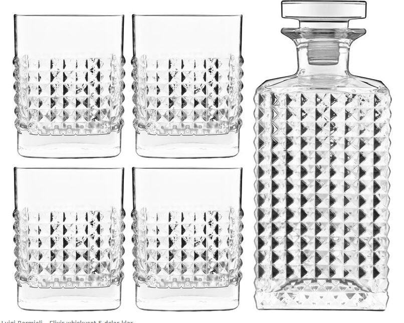  - Luigi Bormioli  - Elixir whiskeyset 5 delar