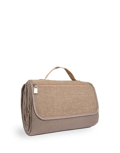  - City picknickpläd 130 x 170 cm begie